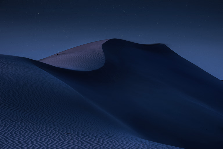 image désert de nuit