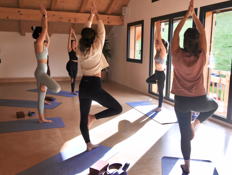 Yoga dans les Alpes