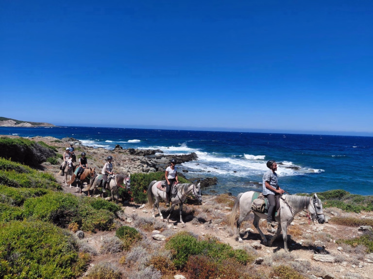 Rando équestre en Corse