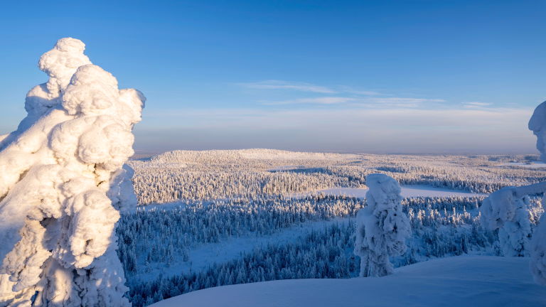 Ski alpin en Laponie