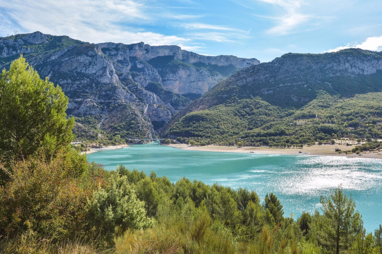 Lac de Sainte Croix dans les Gorges du Verdon