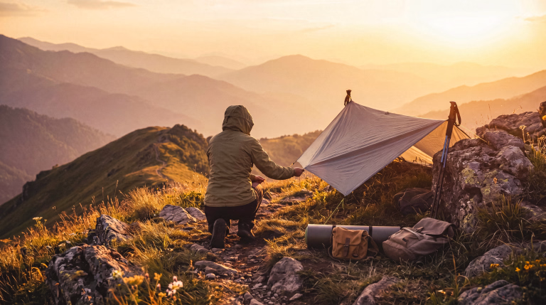 Bivouac et équipement sur le GR©20
