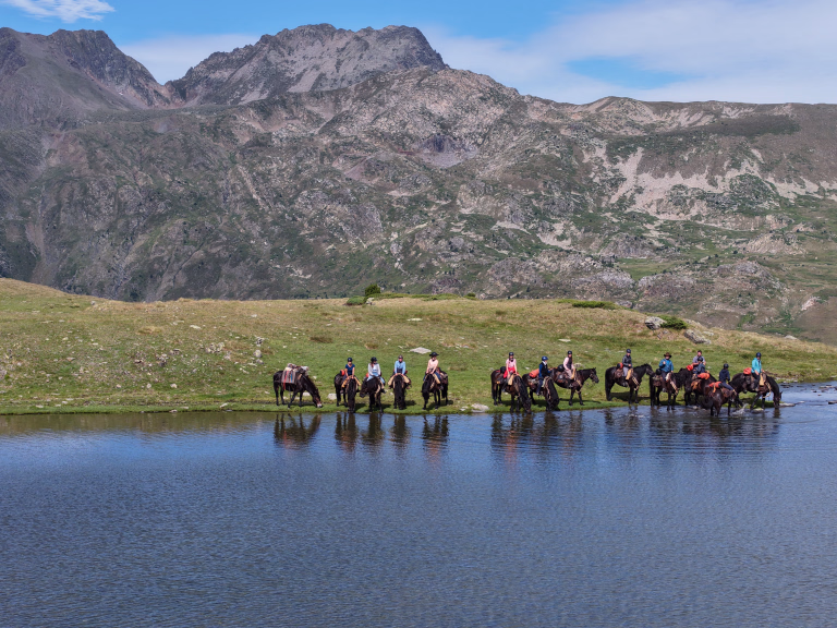 Randonnée équestre dans les Pyrénées-Orientales