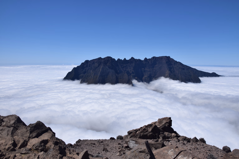 Mer de nuages au Piton des Neiges