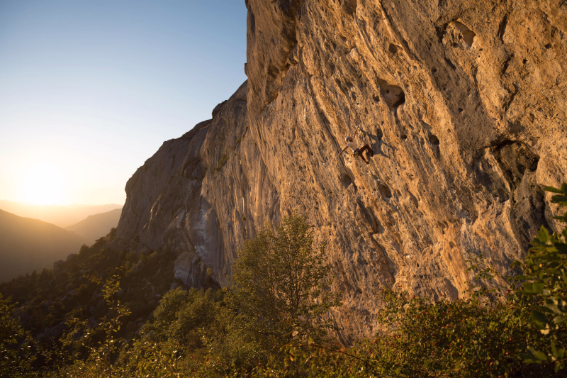 escalade en falaise